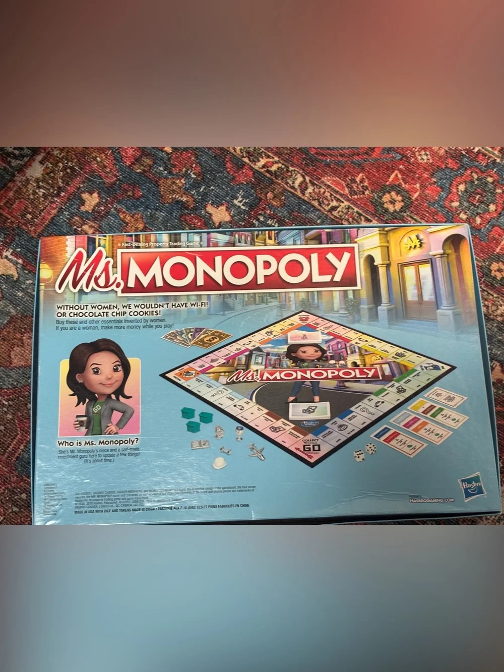 Ms. Monopoly Family Board Game